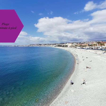 Studio - 1 Minute De La Plage Et De La Promenade Des Anglais Nice Eksteriør billede