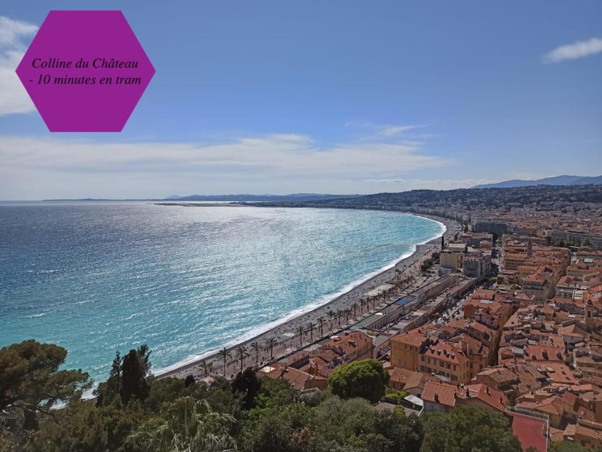 Studio - 1 Minute De La Plage Et De La Promenade Des Anglais Nice Eksteriør billede